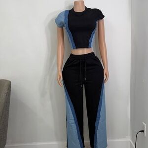 Stylish Black and Blue Women's sets